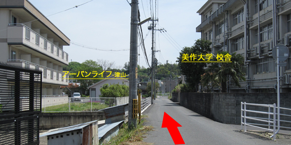 周辺道路からの順路-3
