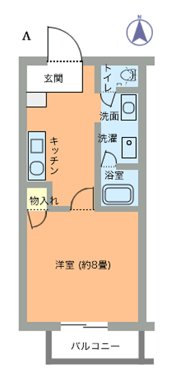 Aタイプの間取りのイメージ