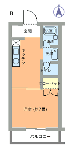 Bタイプの間取りのイメージ